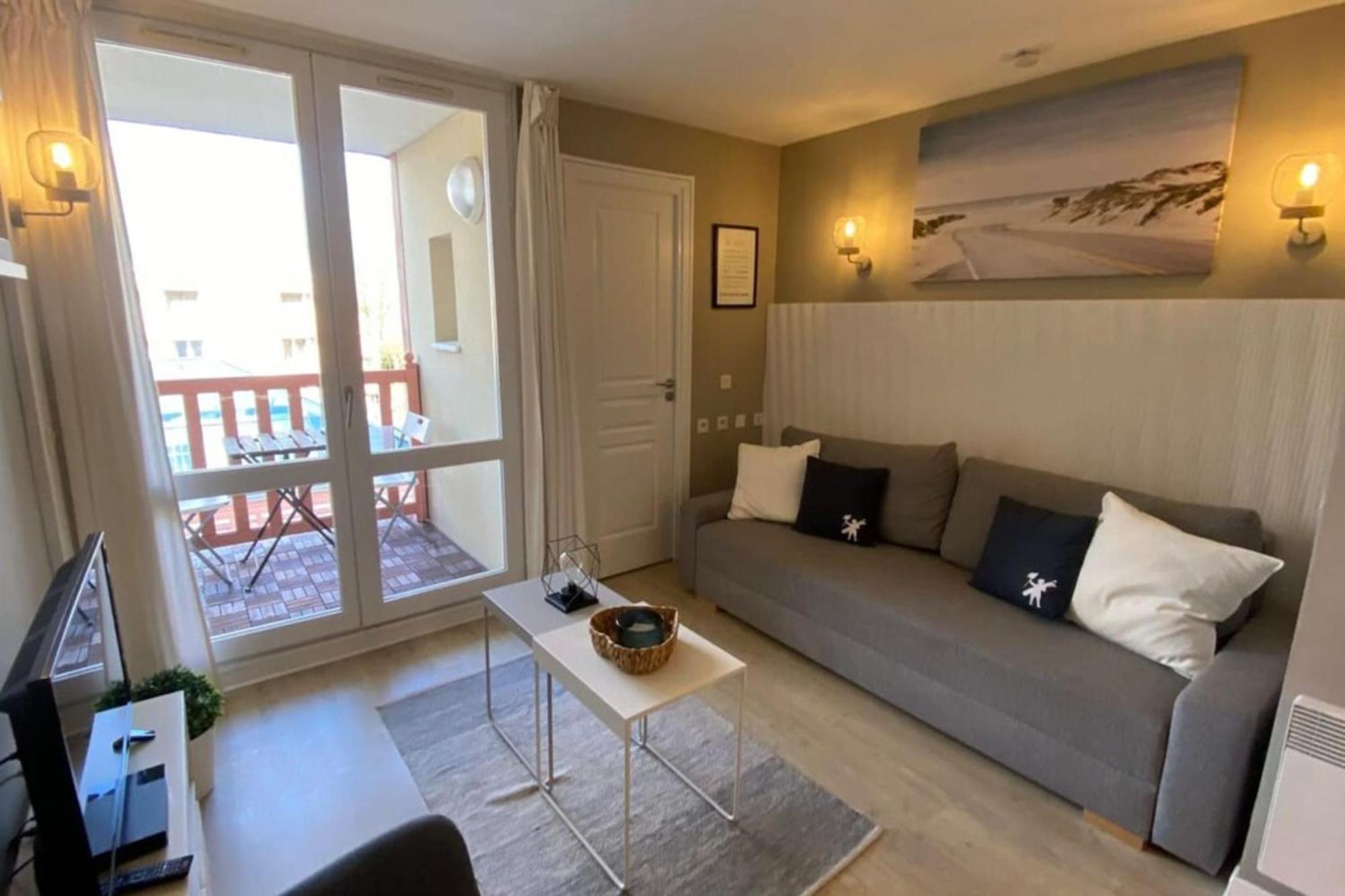 Very Nice 6 Person Apart With Swimming Pool Tennis Court And Car Park 202 Le Touquet Экстерьер фото